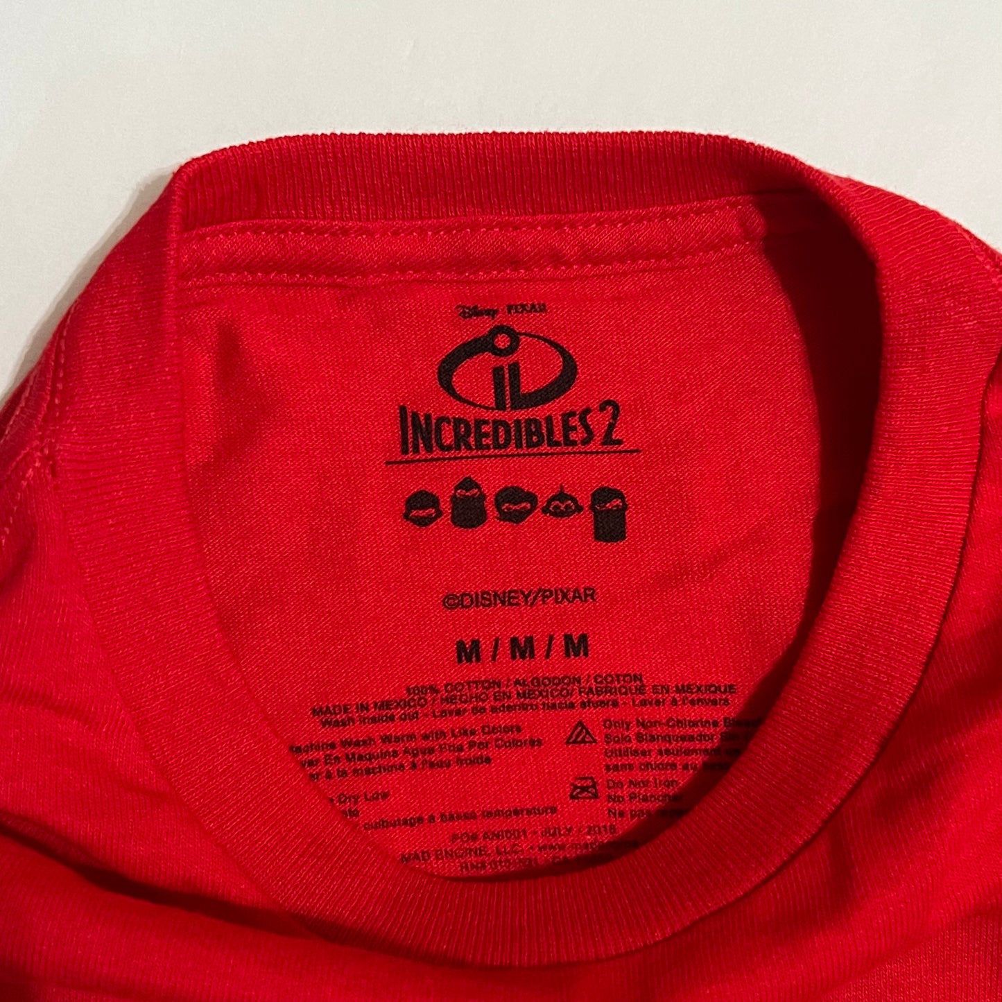 Disney Pixar Incredibles 2 Promo Shirt - M