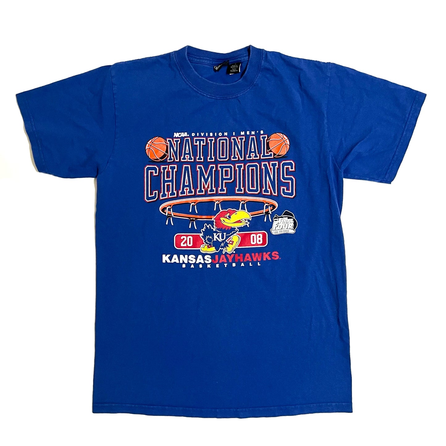 Kansas Jayhawks 2008 NCAAB National Champs Shirt - M