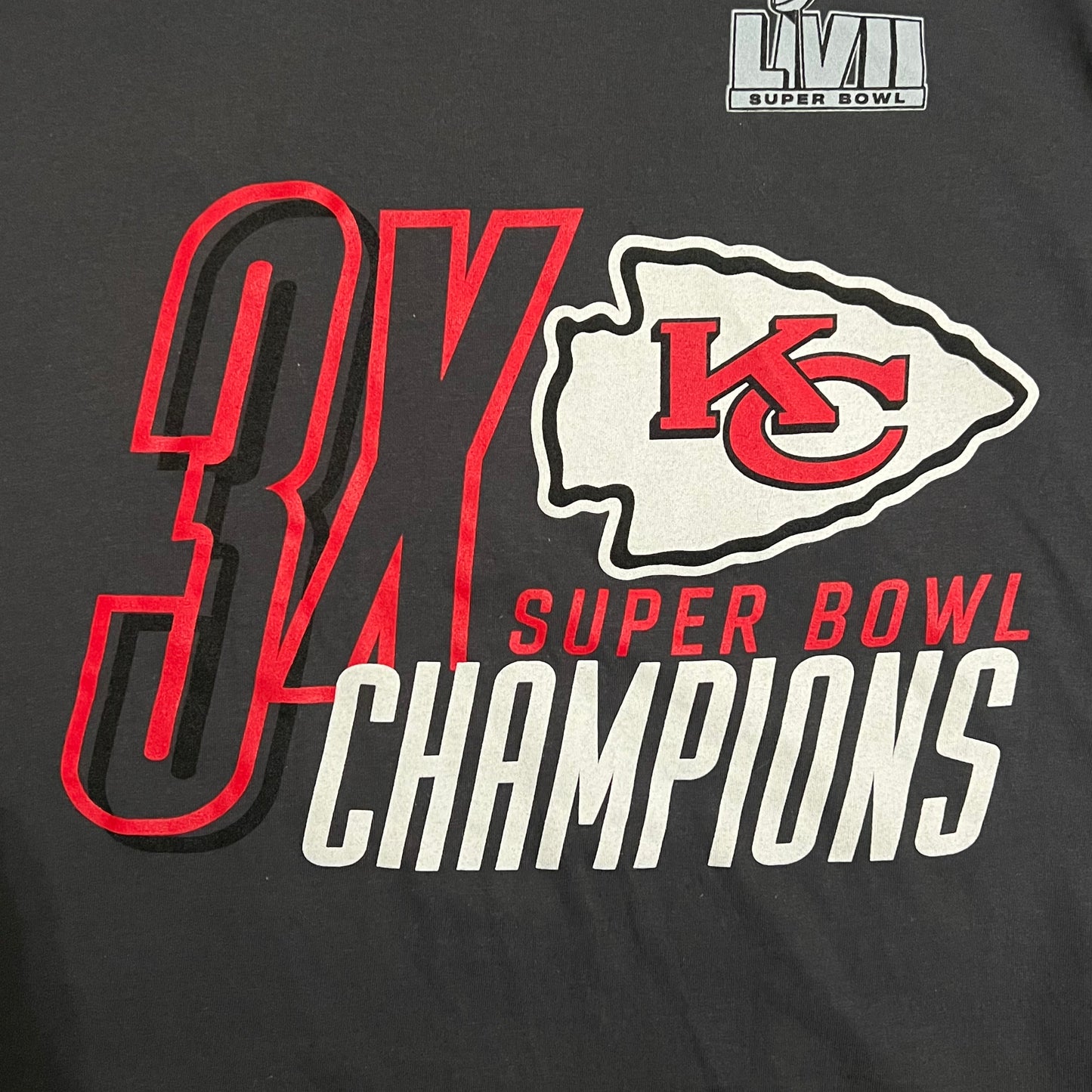 Kansas City Chiefs 3x Champs Shirt - L