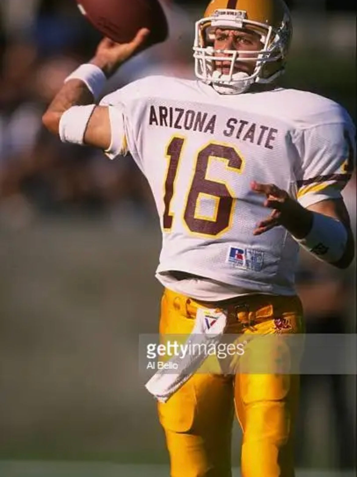 90’s Team Issued Arizona State Sun Devils Football Jersey - 46