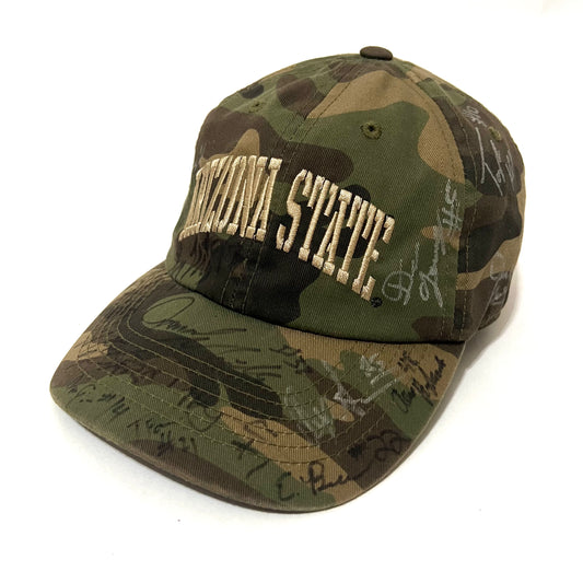 Signed 2012 Arizona State Football Team Camo Hat