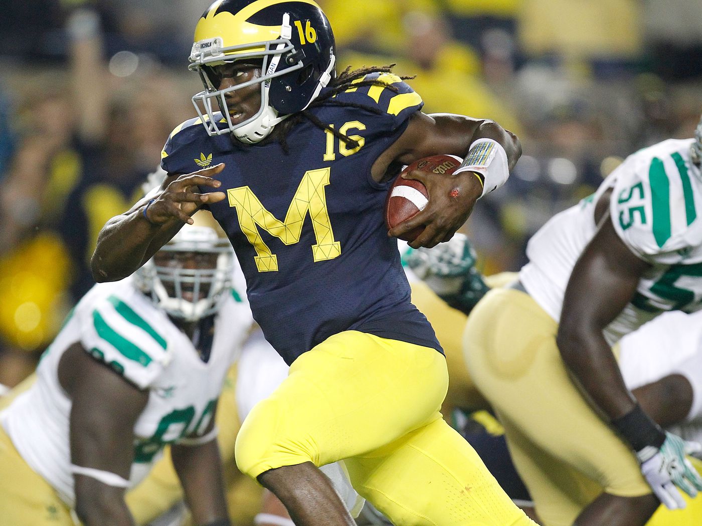 2011 Michigan Wolverines "Under the Lights" Denard Robinson Jersey - 2XL