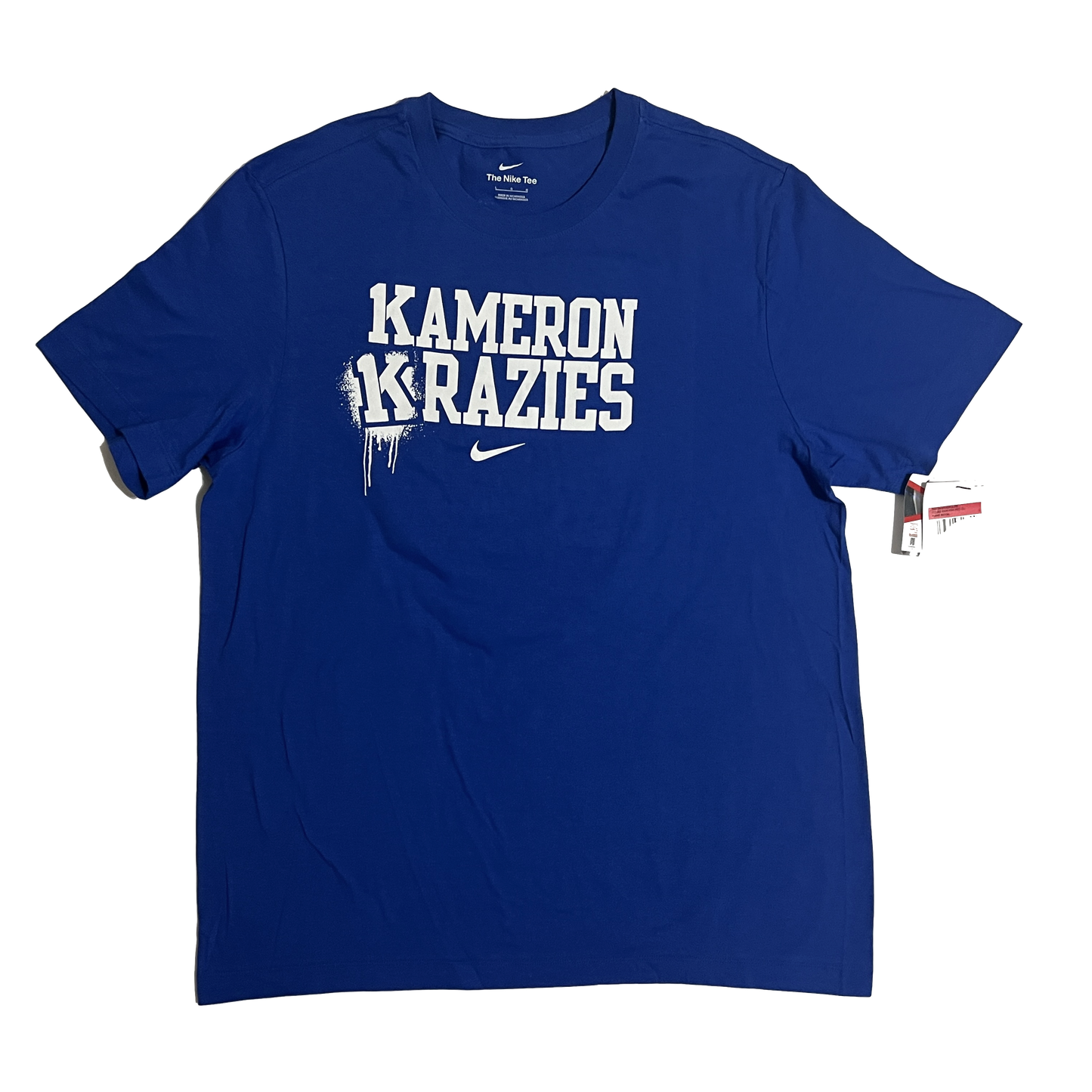 Duke Blue Devils 'Kameron Krazies' Coach K Retirement Nike Shirt - L