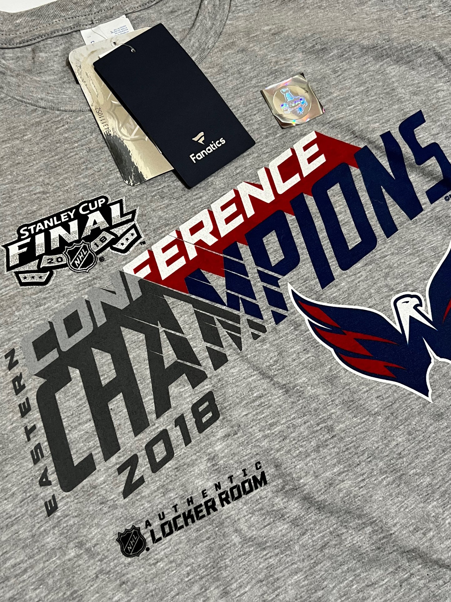 2018 Washington Capitals Official Eastern Conference Champions Shirt - L