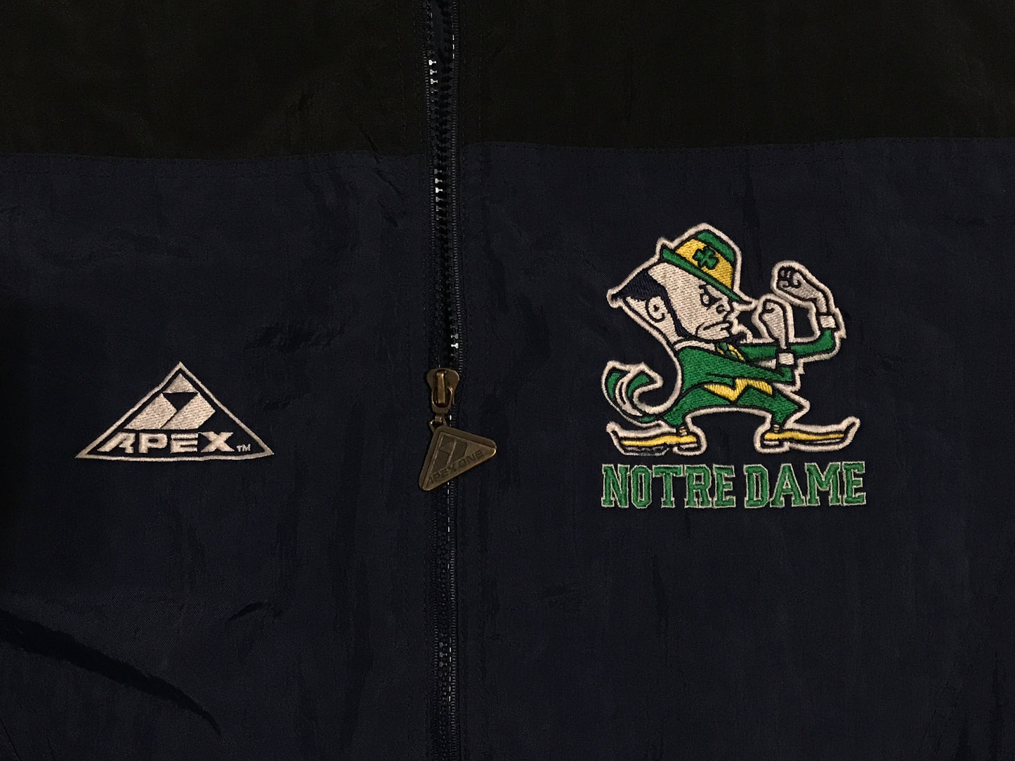 Vintage Notre Dame Fighting Irish Apex One Jacket - L