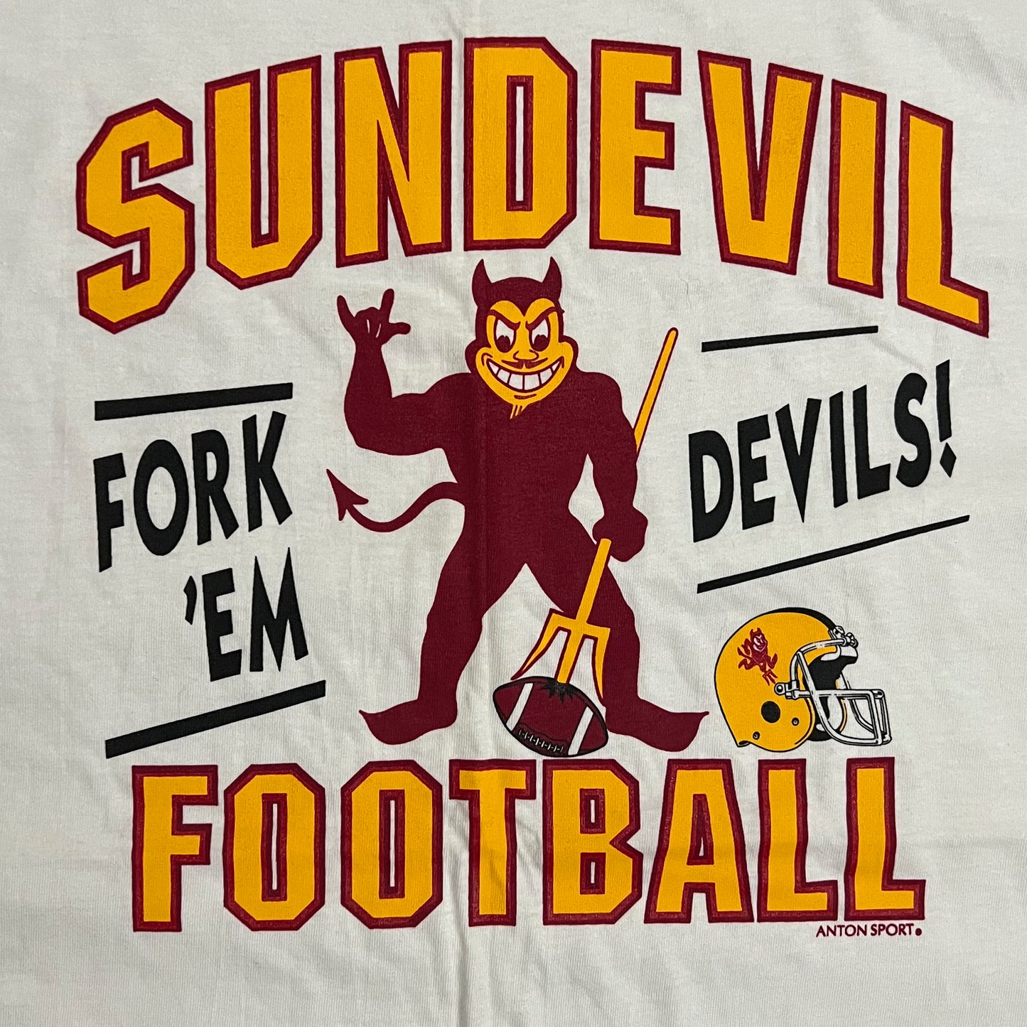 90's Arizona State Sun Devil Football Shirt - XL