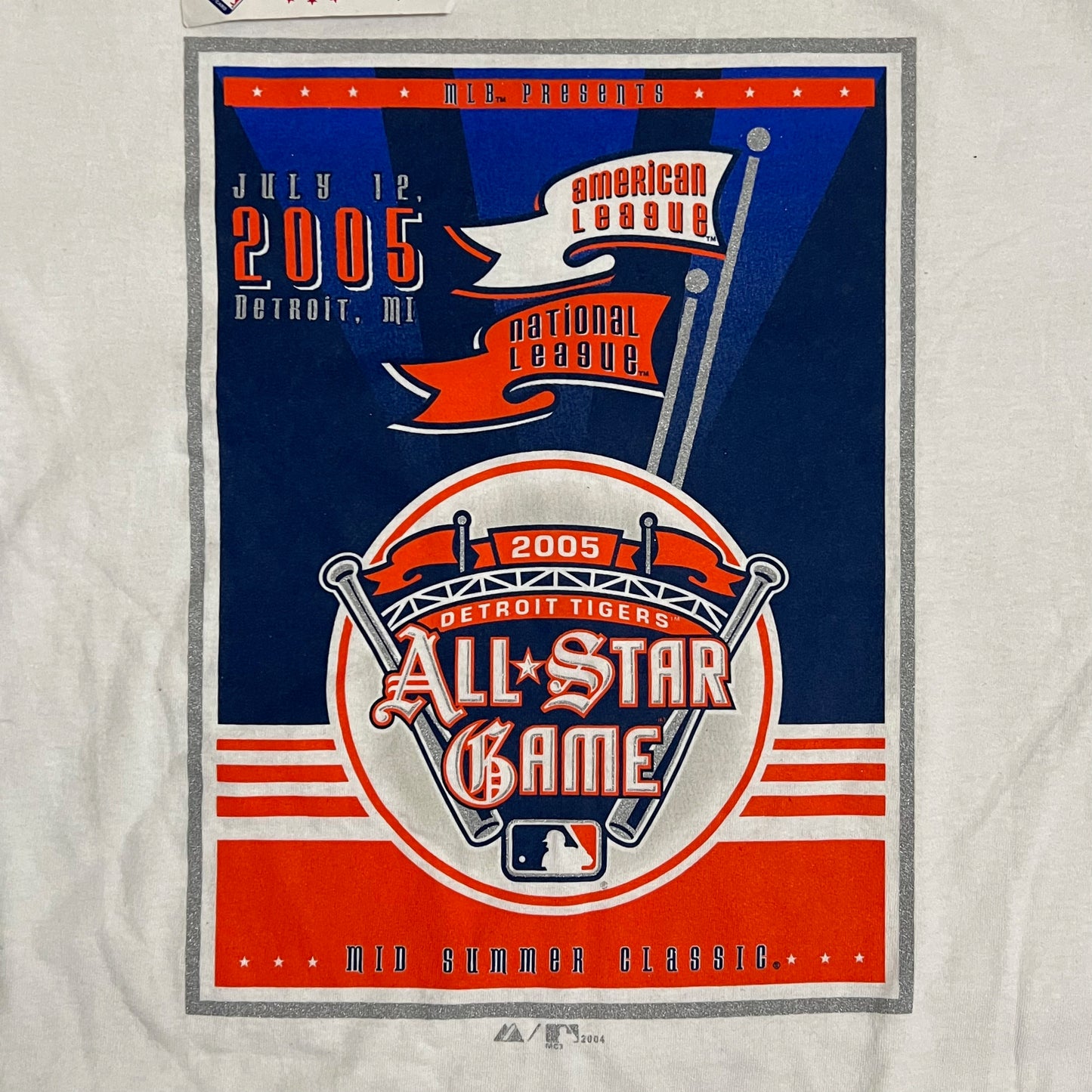 2005 Detroit MLB All Star Game Shirt - L