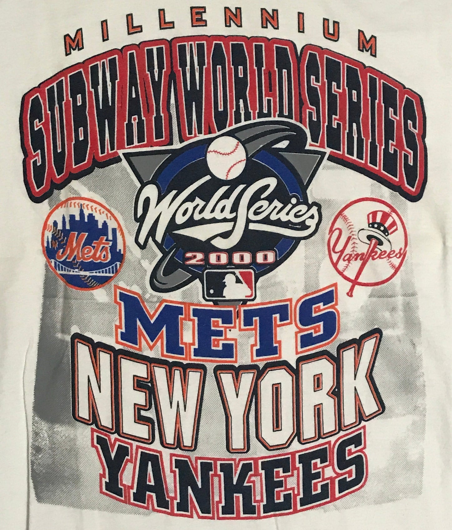 2000 Subway World Series Yankees vs Mets Shirt - XL