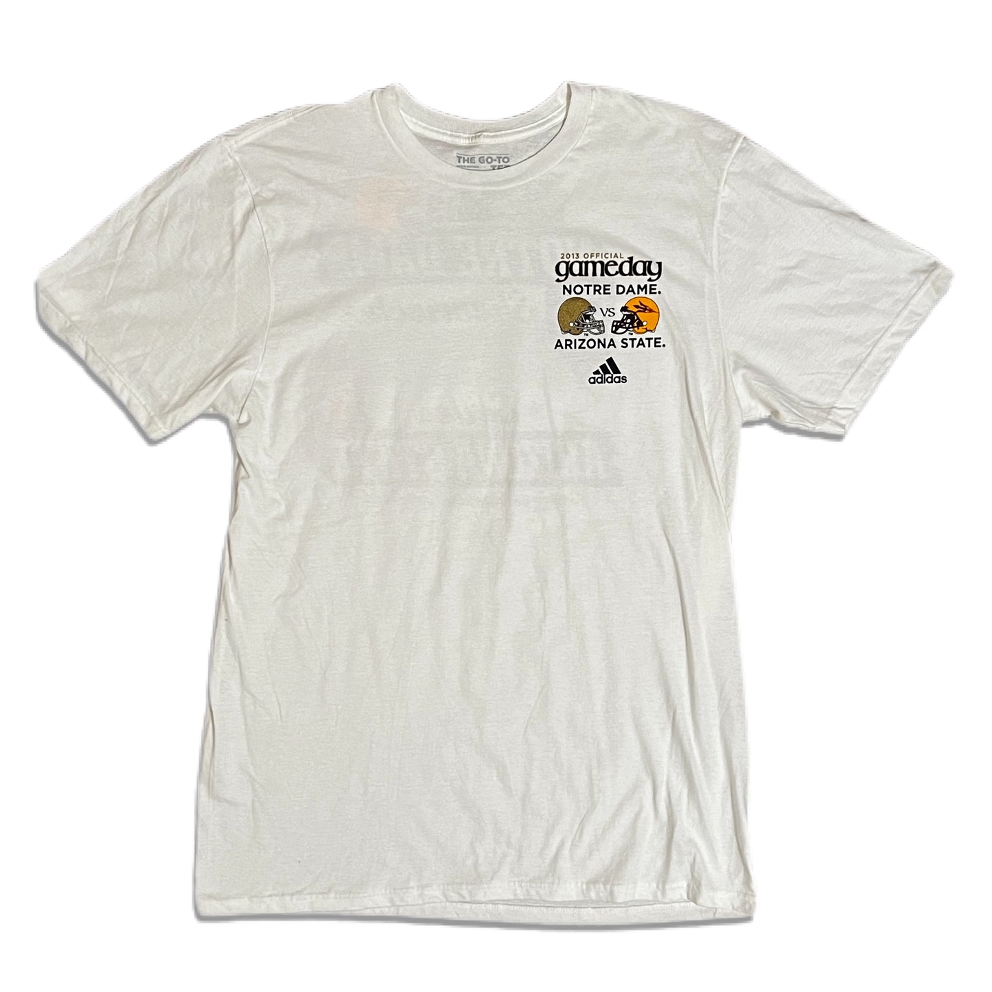 2013 Shamrock Series Notre Dame vs Arizona State Offical Gameday Shirt - L