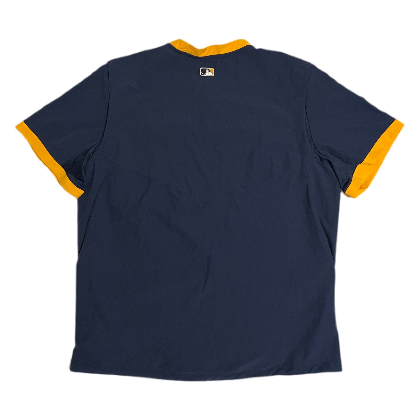 Milwaukee Brewers Team Issued Practice Nike Pullover - L