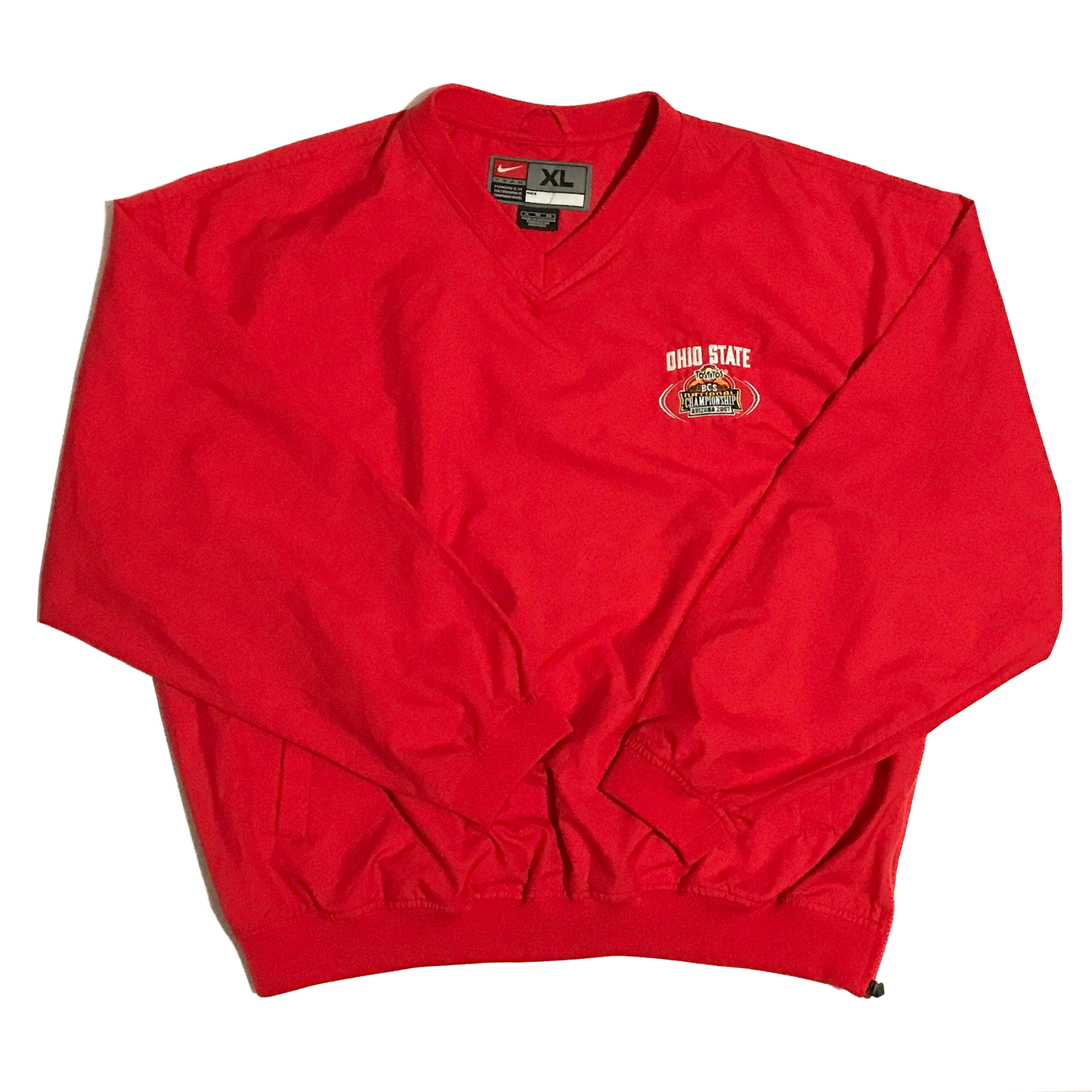 2007 Ohio State Buckeyes Fiesta Bowl National Championship Nike Pullover Jacket - XL