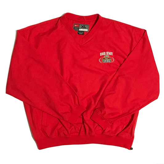 2007 Ohio State Buckeyes Fiesta Bowl National Championship Nike Pullover Jacket - XL