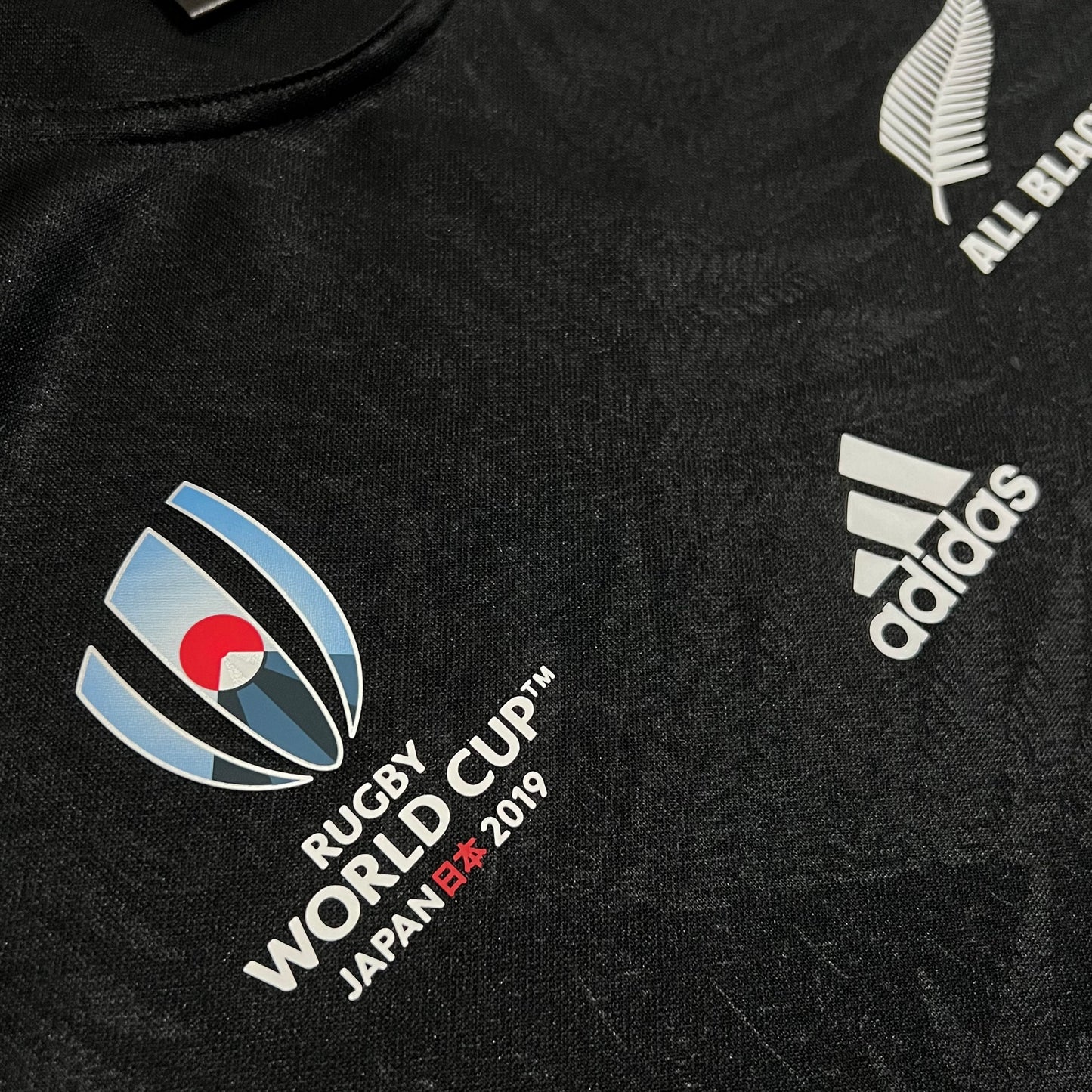 2019 New Zealand All Blacks Rugby World Cup Jersey - L