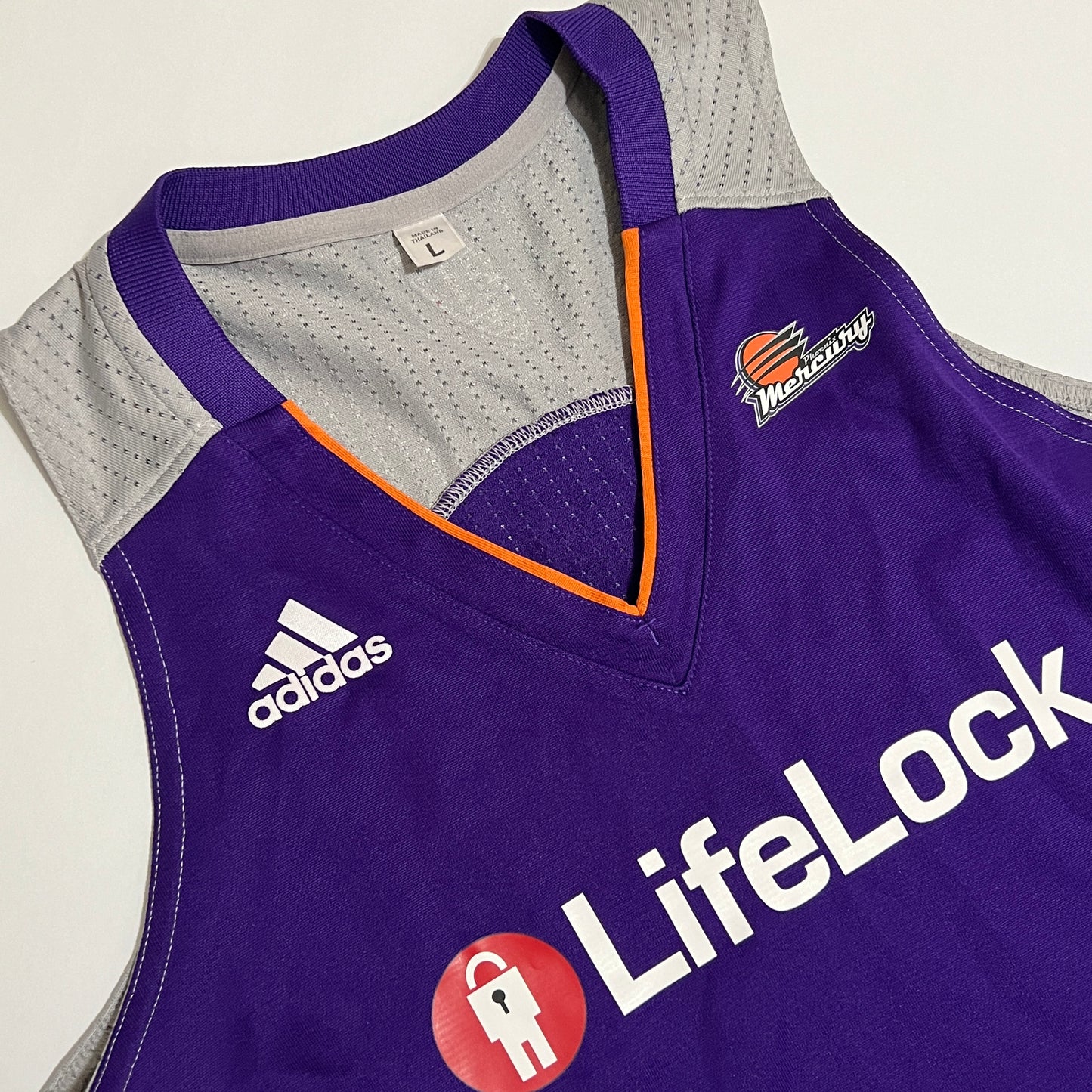 Authentic Phoenix Mercury Blank WNBA Jersey - L