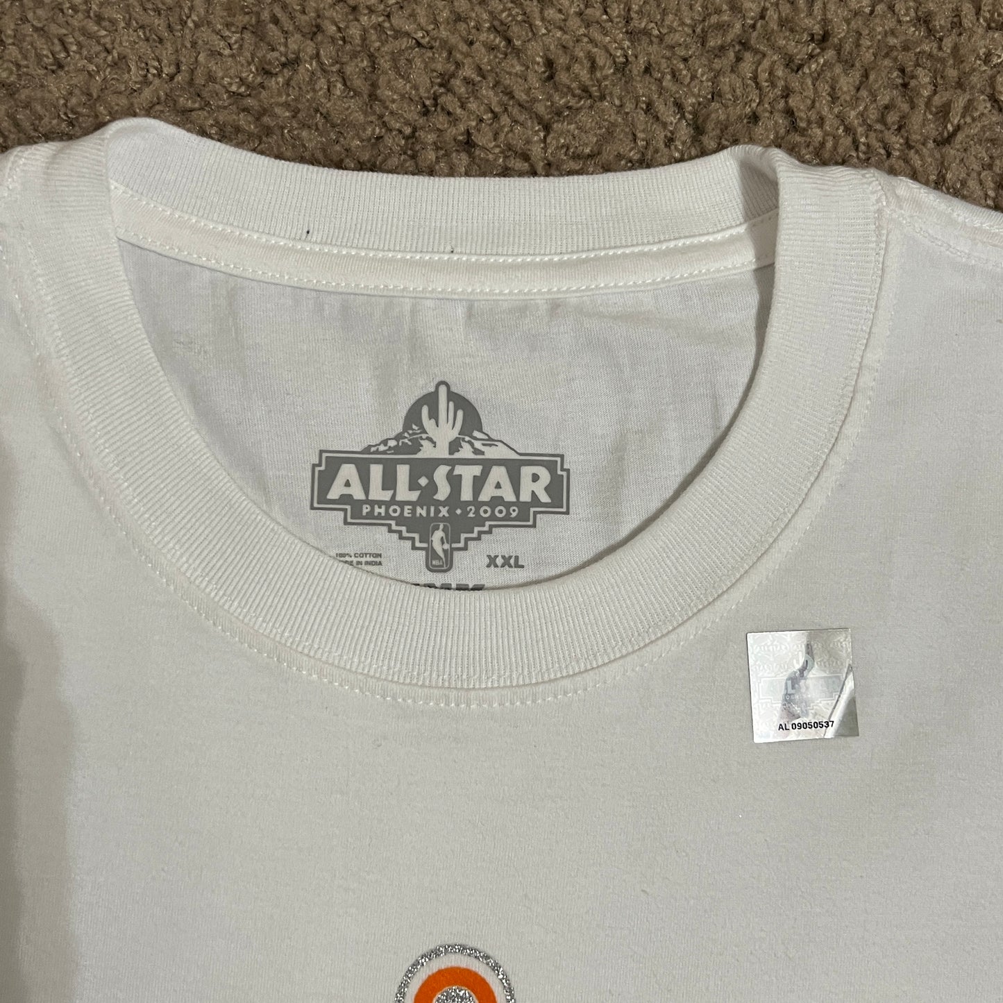 2009 Phoenix NBA All Star Game Felt Shirt - XXL