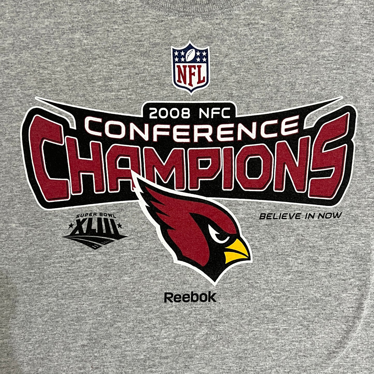 Arizona Cardinals 2008 NFC Champs Reebok Shirt - L
