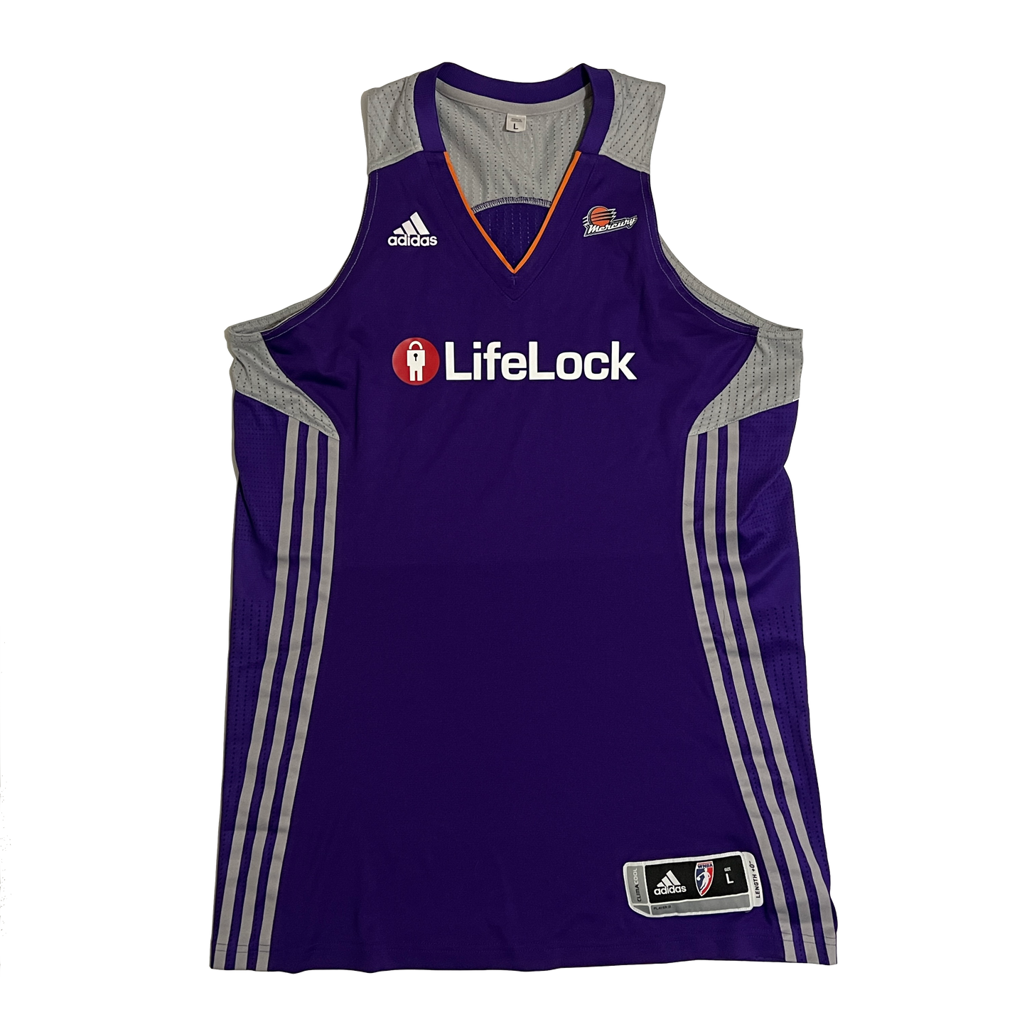 Authentic Phoenix Mercury Blank WNBA Jersey - L