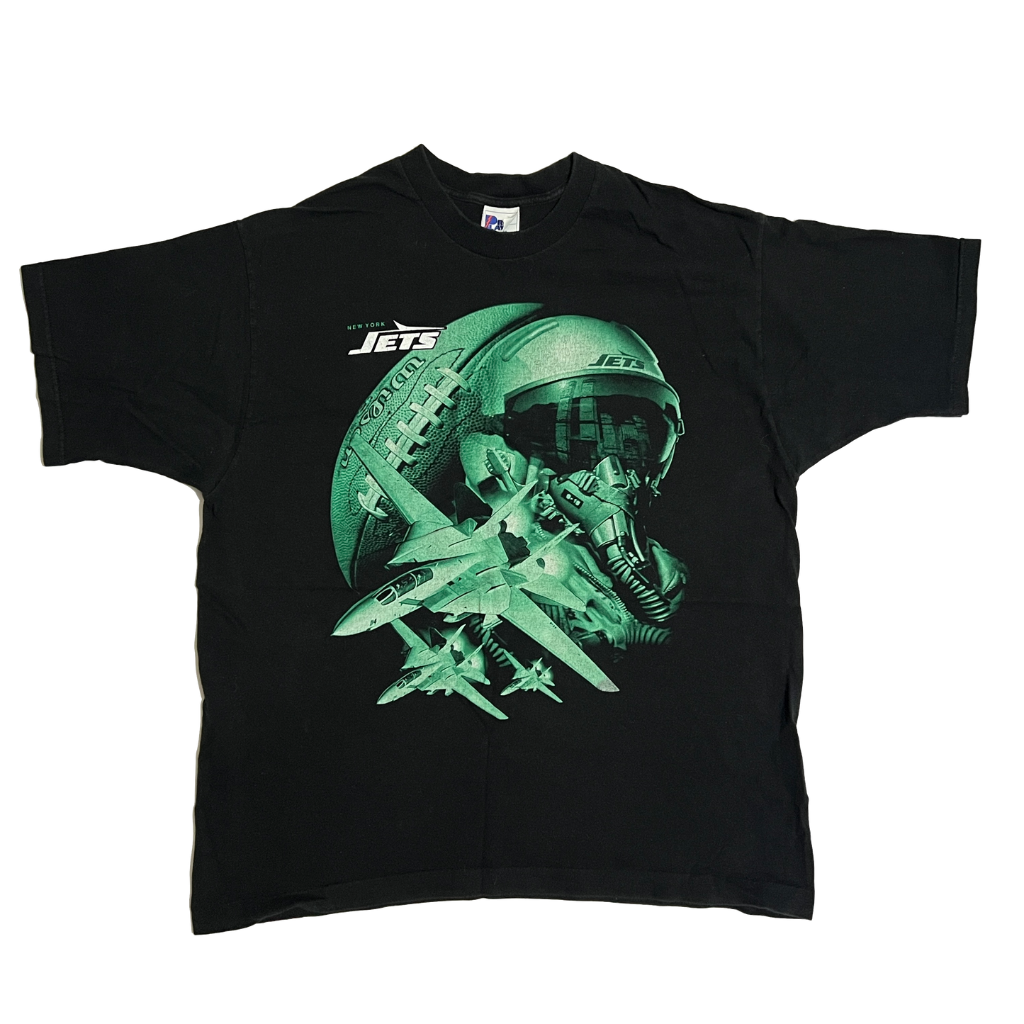 Vintage New York Jets Football Pilot Shirt - XL
