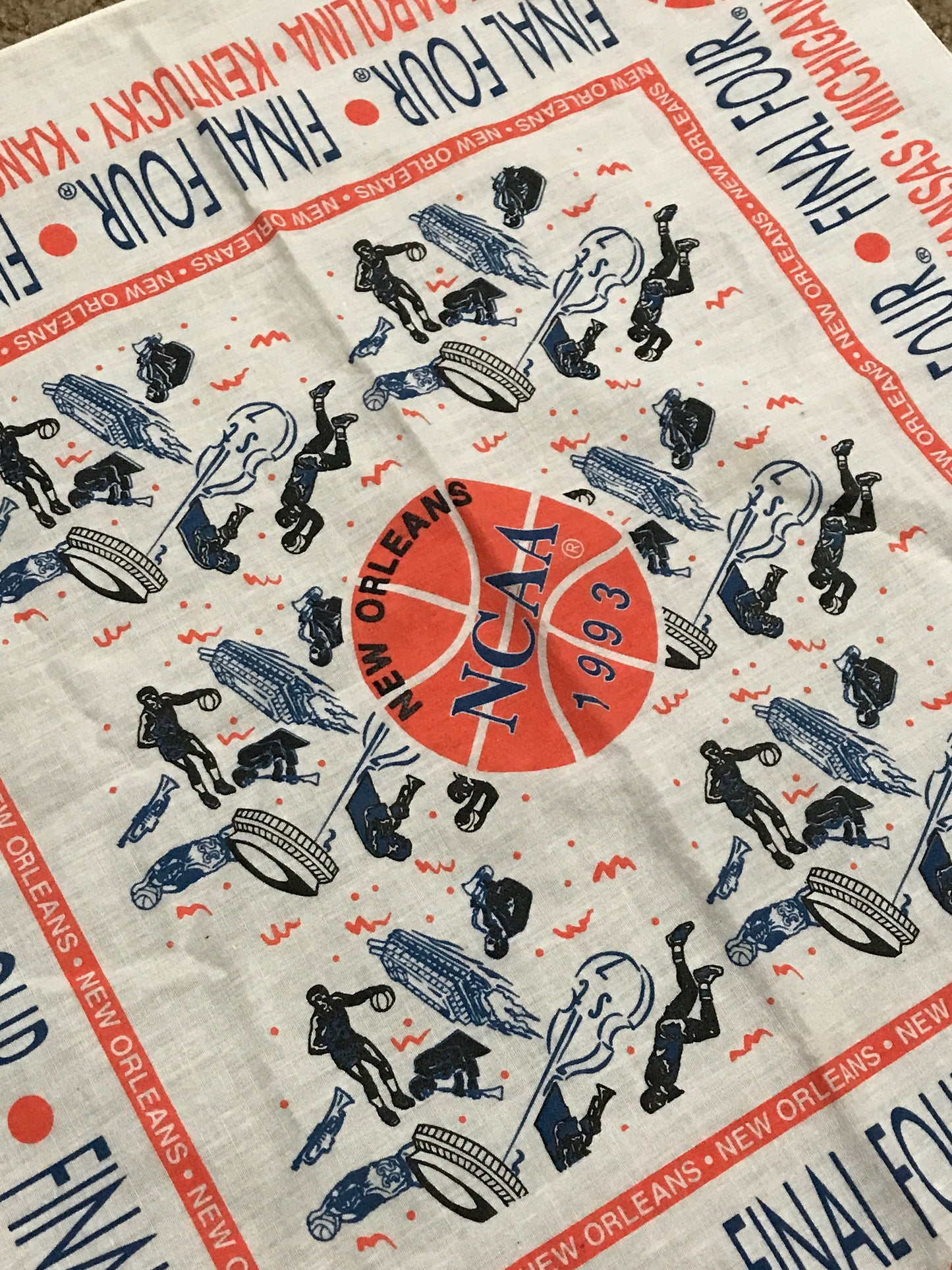 1993 NCAA Final Four New Orleans Bandana