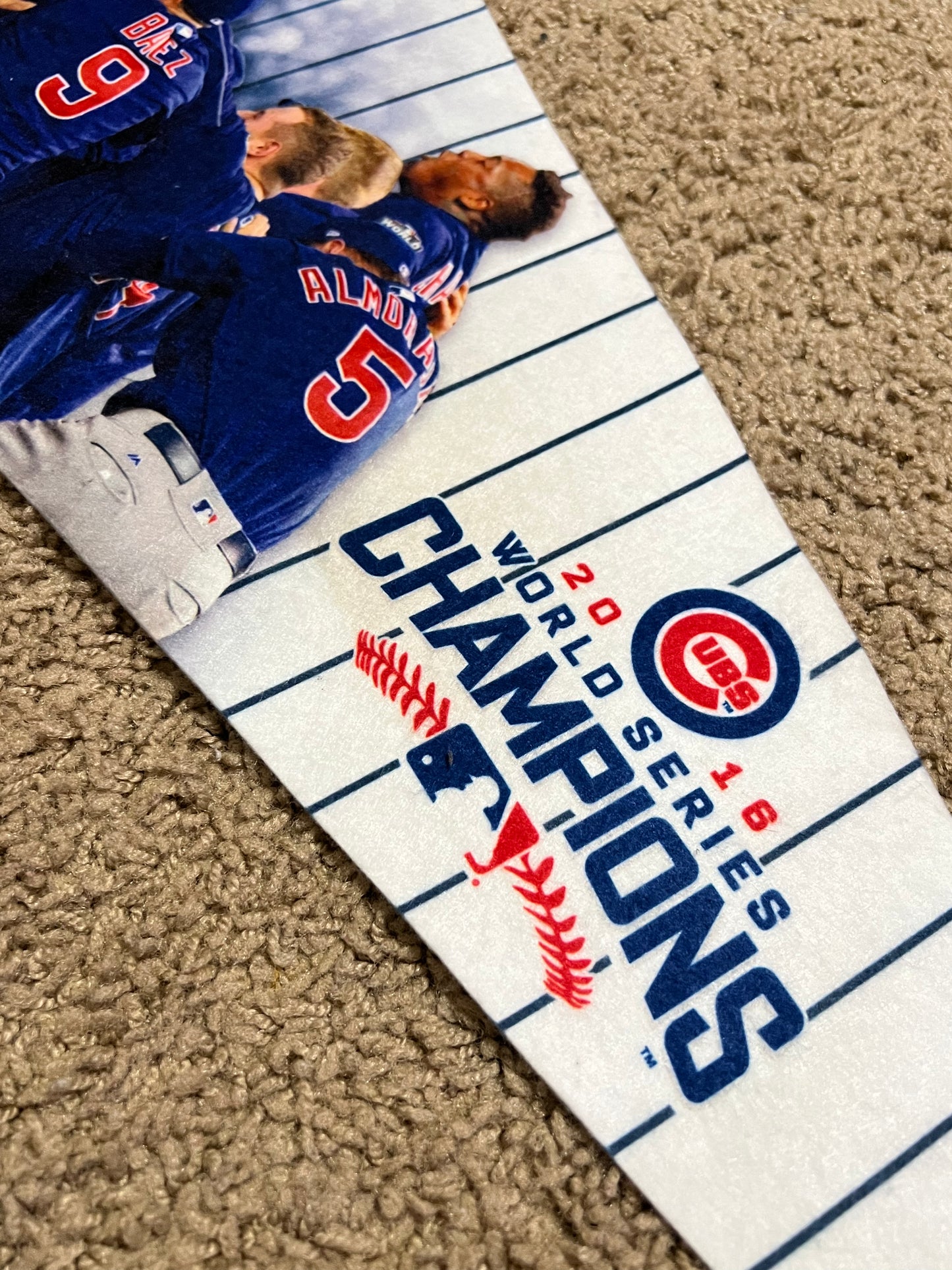 Chicago Cubs MLB World Series Champions Large Pennant
