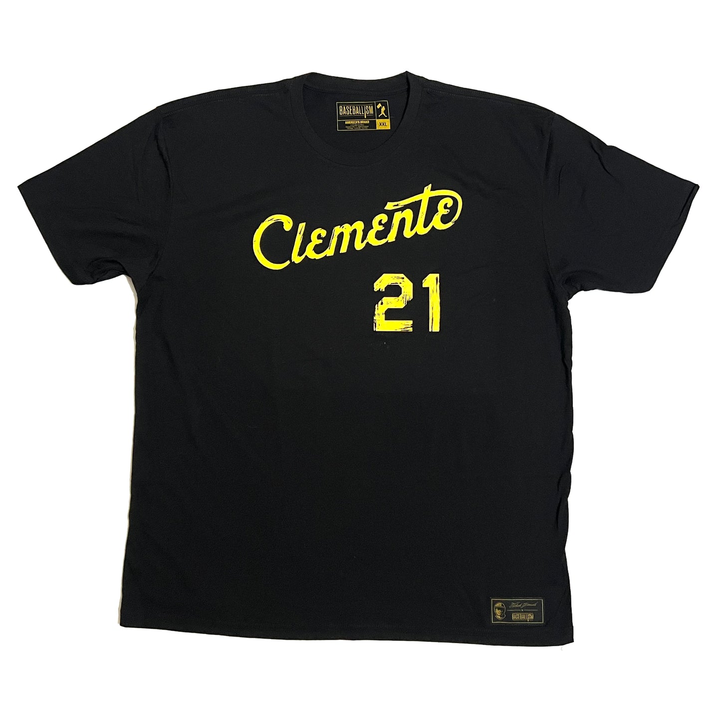 Roberto Clemente Name & Number Baseballism Shirt - 2XL
