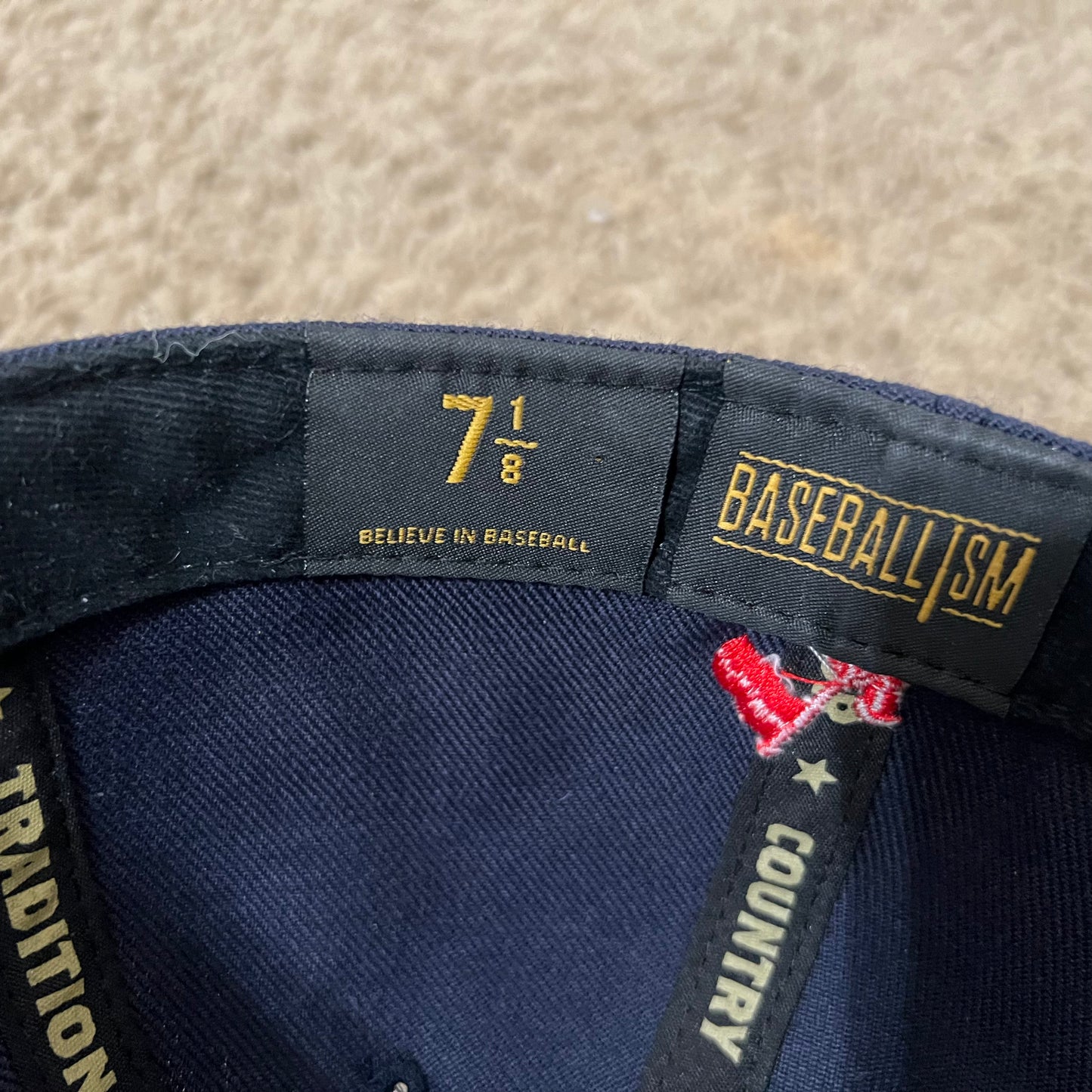 Major League Movie Baseball Logo Hat - 7 1/8
