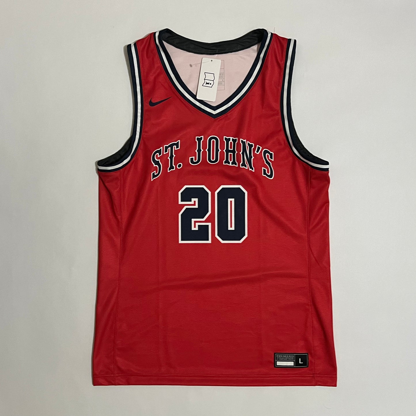 St. John’s Red Storm Nike Sample Basketball Uniform - L