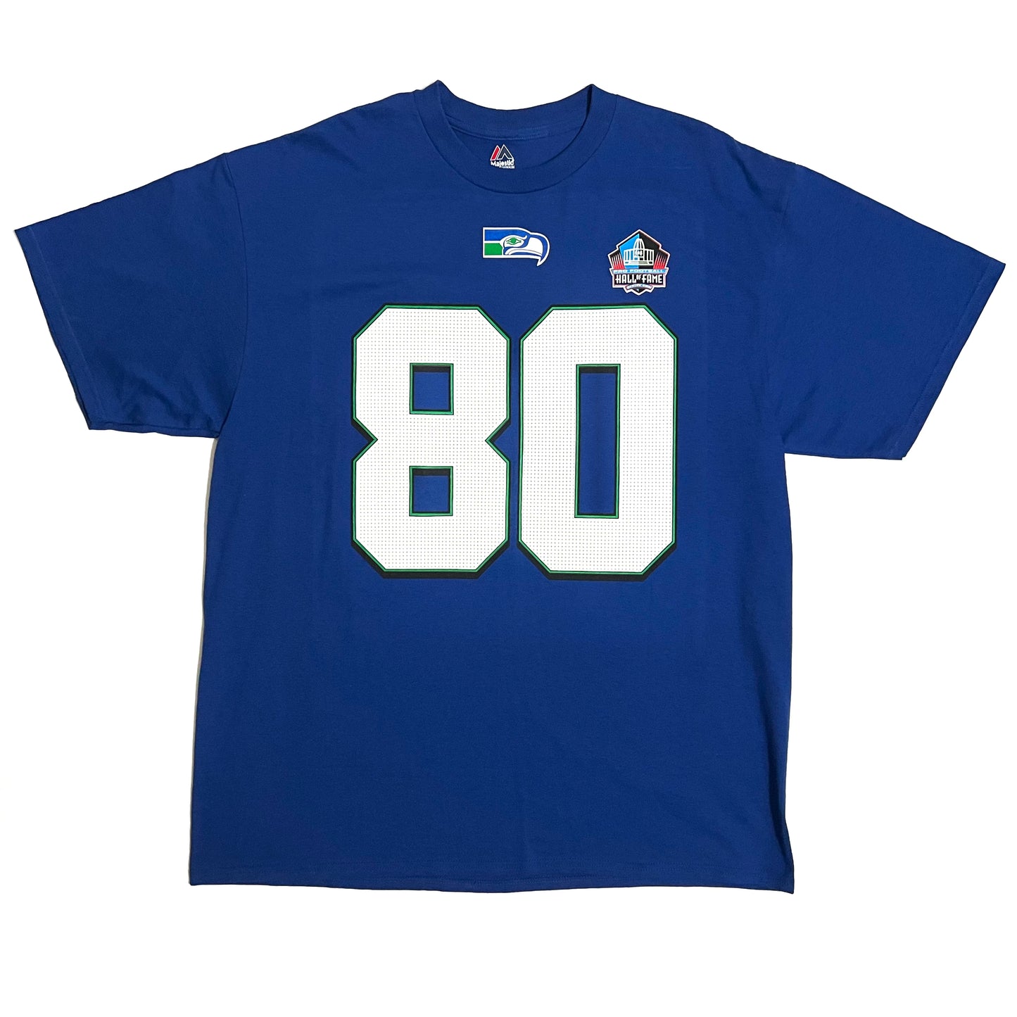 Steve Largent Seattle Seahawks NFL Hall of Fame Name & Number Shirt - XL