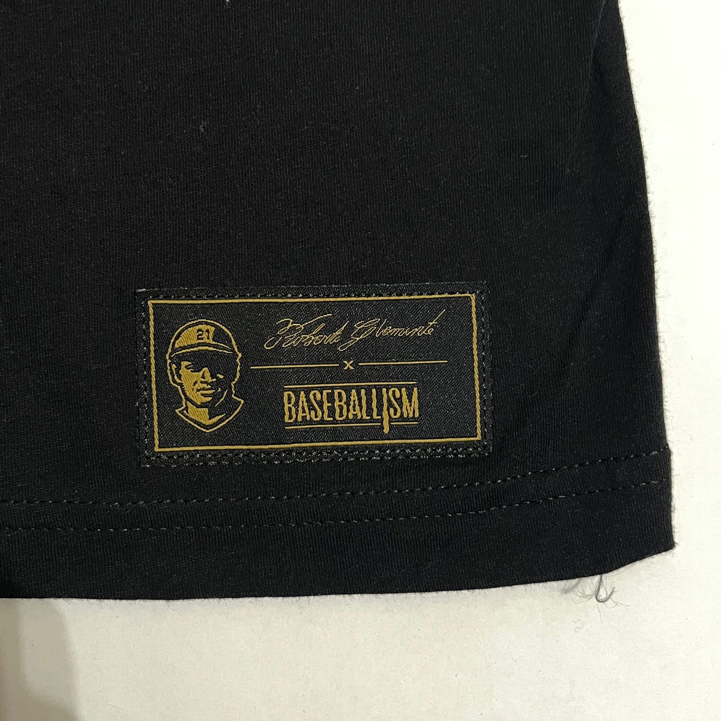 Roberto Clemente Name & Number Baseballism Shirt - 2XL