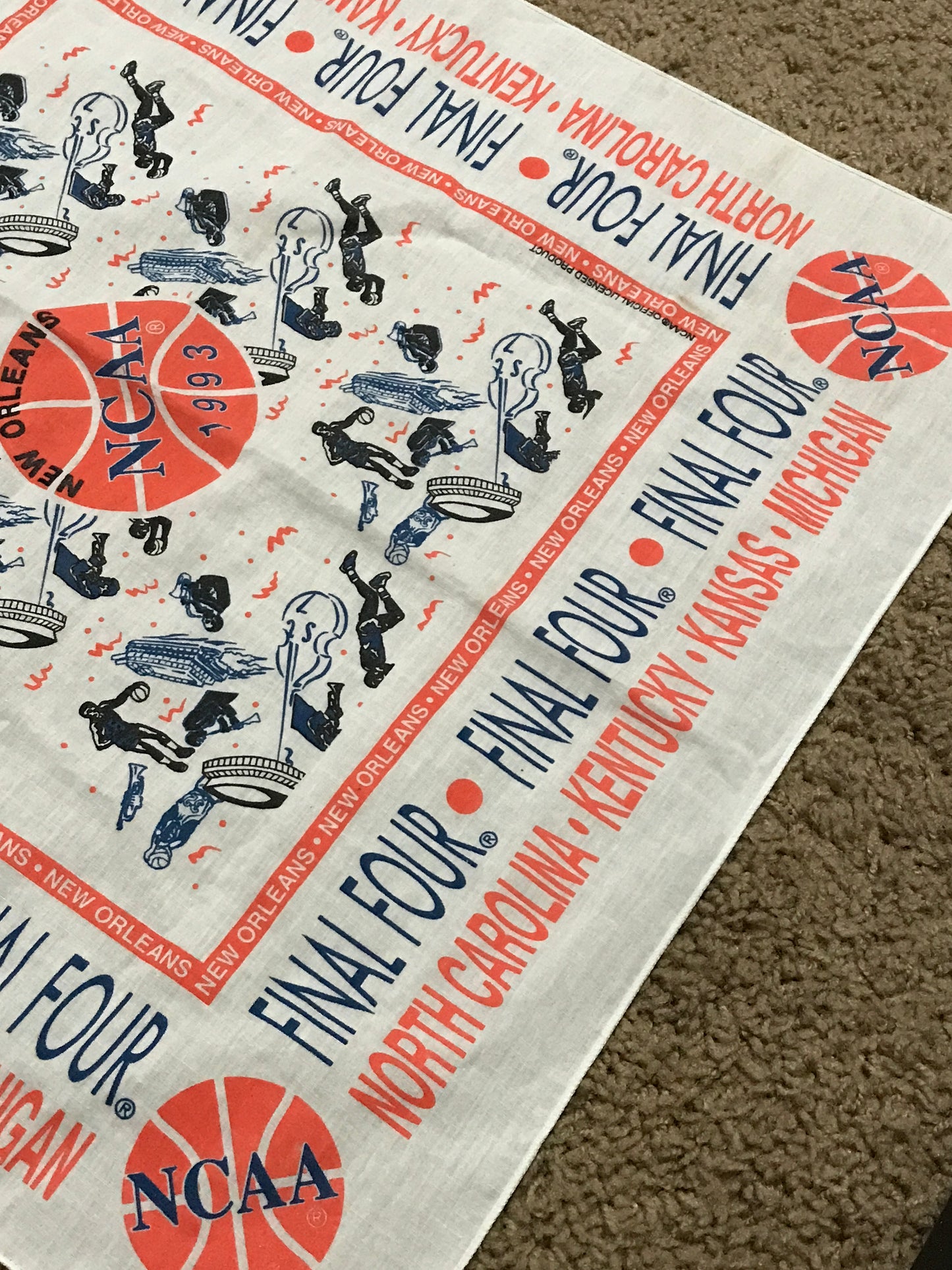 1993 NCAA Final Four New Orleans Bandana