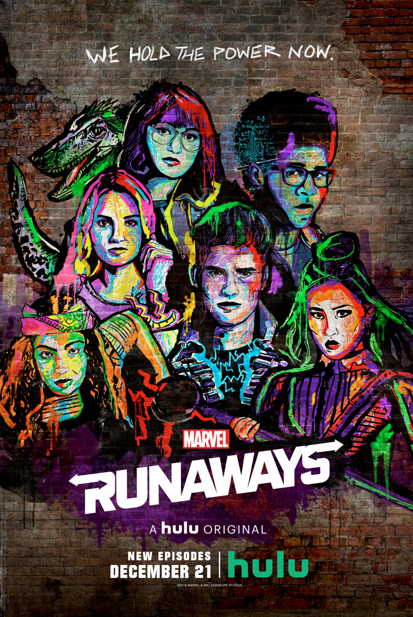 Rare Marvel Runaways Hulu Show Crew Jacket - S