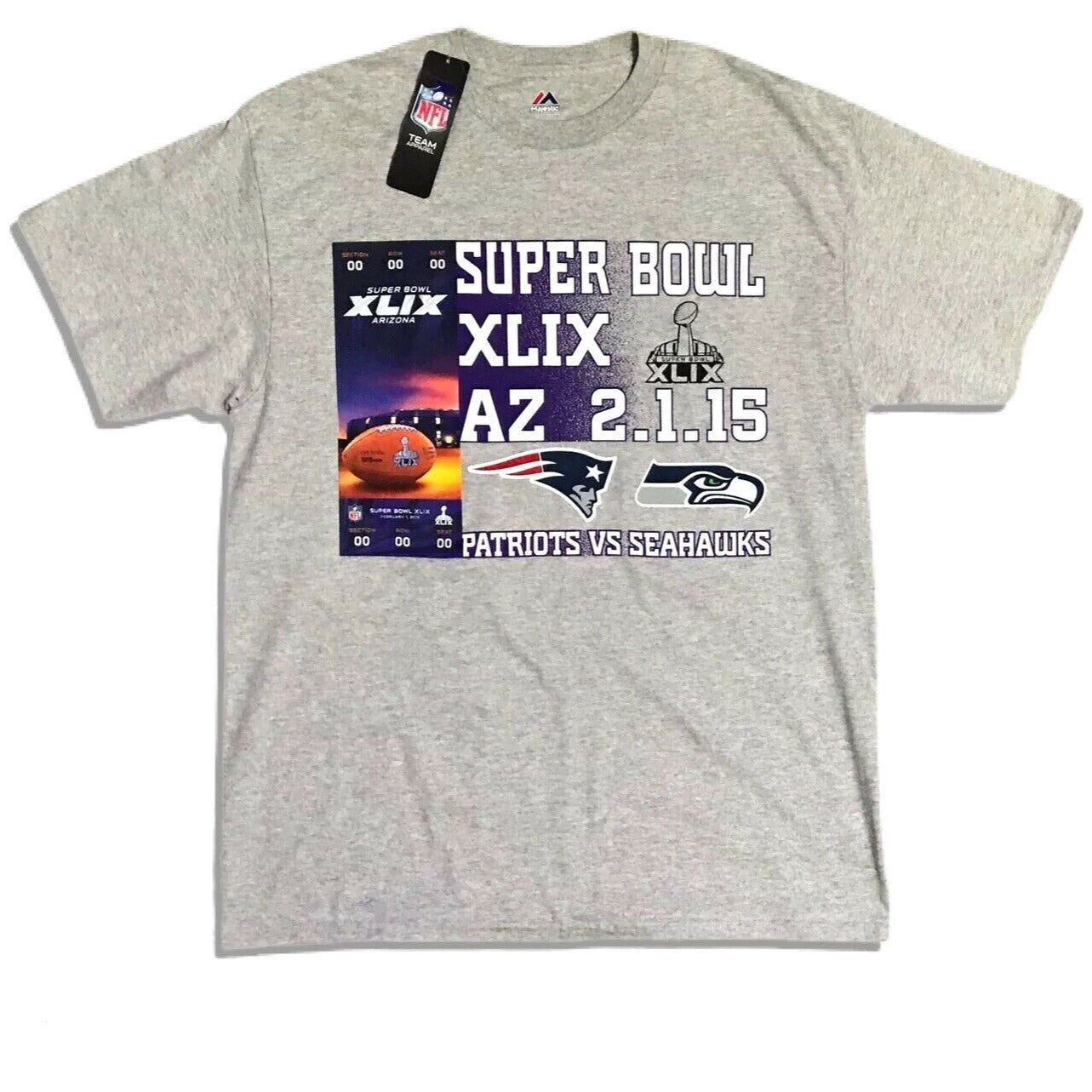 NEW Patriots Super Bowl XLIX Shirt - L – Hess & Ellis