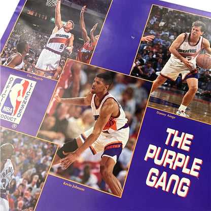 Vintage Phoenix Suns The Purple Gang NBA 16x20 Poster