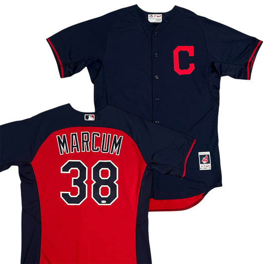 2015 Player Issued Shaun Marcum Cleveland Guardians Jersey - 48/L