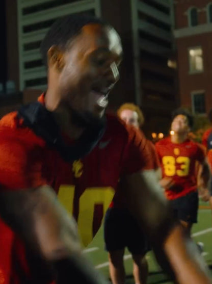 Team Issued 2023 USC Trojans Football #2 Brendan Rice Shirt - L