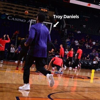 Phoenix Suns Team Issued Troy Daniels NBA Warm Up Shooting Shirt - L