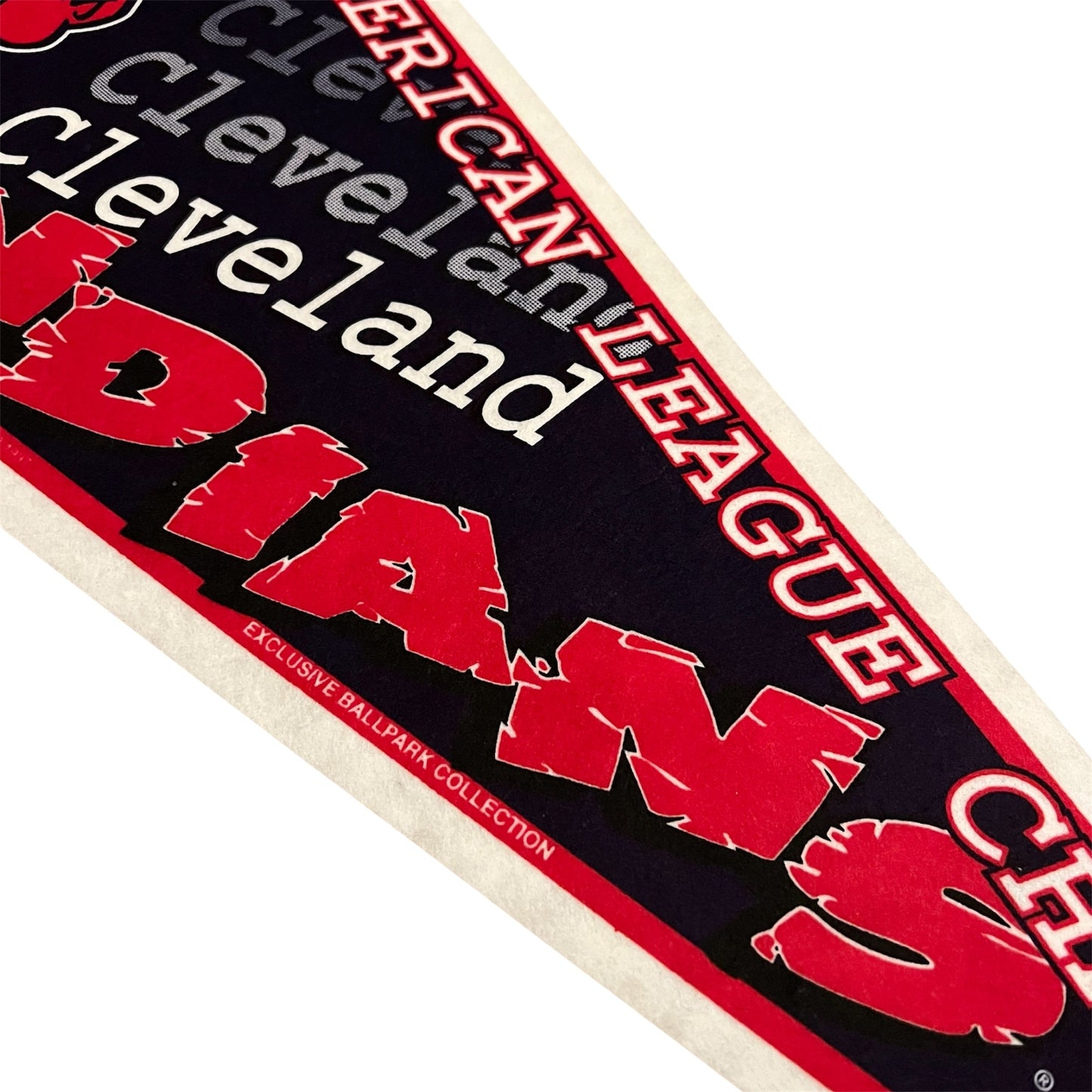 Vintage 1997 AL Champs Cleveland Guardians Pennant