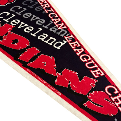 Vintage 1997 AL Champs Cleveland Guardians Pennant