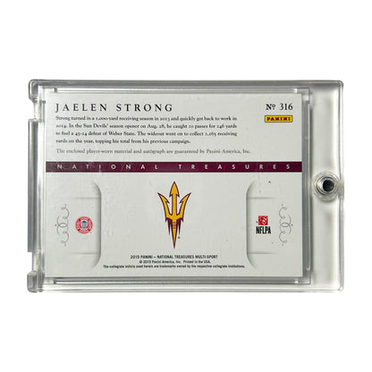 Jaelen Strong Arizona State 2015 Panini National Treasures RC /10