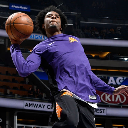 Team Issued 2017/18 Phoenix Suns Josh Jackson Warm Up Shirt - LT