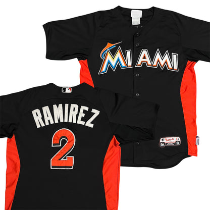 Hanley Ramirez Miami Marlins Spring Training/BP Jersey - M