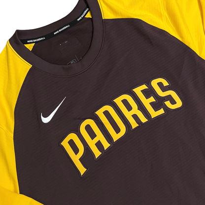 Team Issued San Diego Padres 2022 Batting Practice Long Sleeve - L