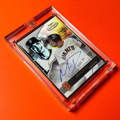 Mauricio Dubon San Francisco Giants Topps Gold Leaf Auto RC
