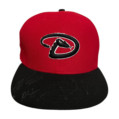 2015 MLB All Star Game Arizona Diamondbacks Hat Signed by Goldschmidt & Pollock - 8