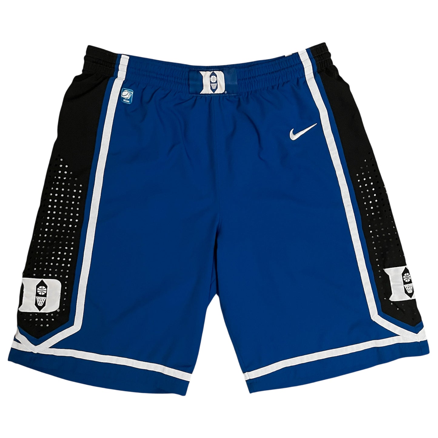 Authentic 2011/12 Duke Blue Devils Basketball Shorts - L