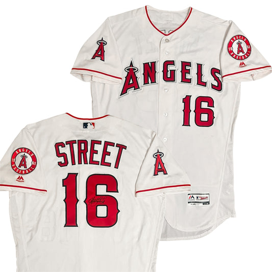 Authentic Los Angeles Angels Huston Street Jersey - 44/L