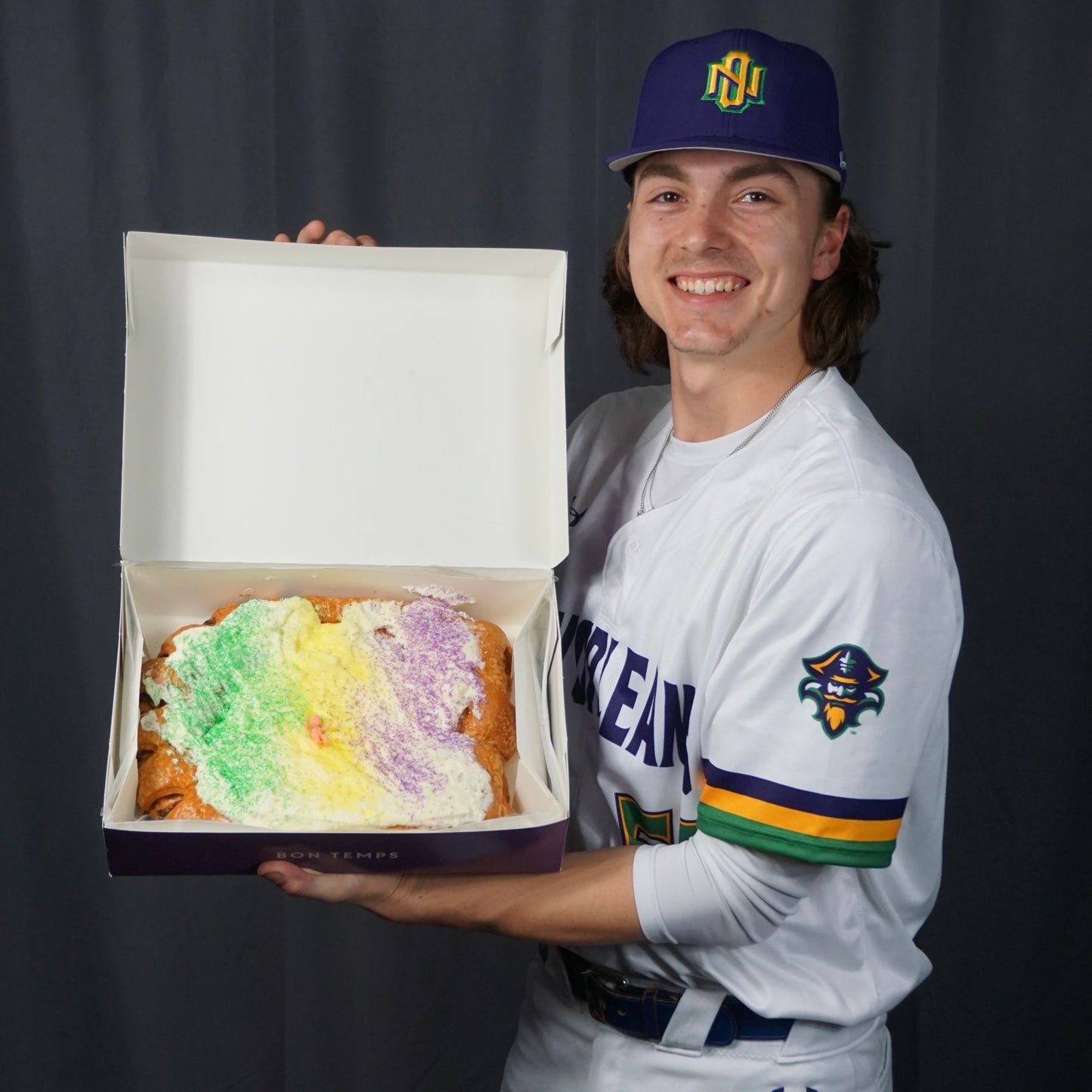 2022 Team Issued New Orleans Privateers Mardi Gras Jersey - XL