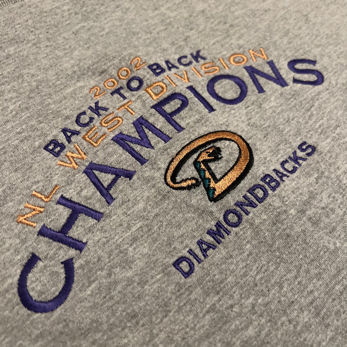 Arizona Diamondbacks 2002 NL West Back to Back Champions - L