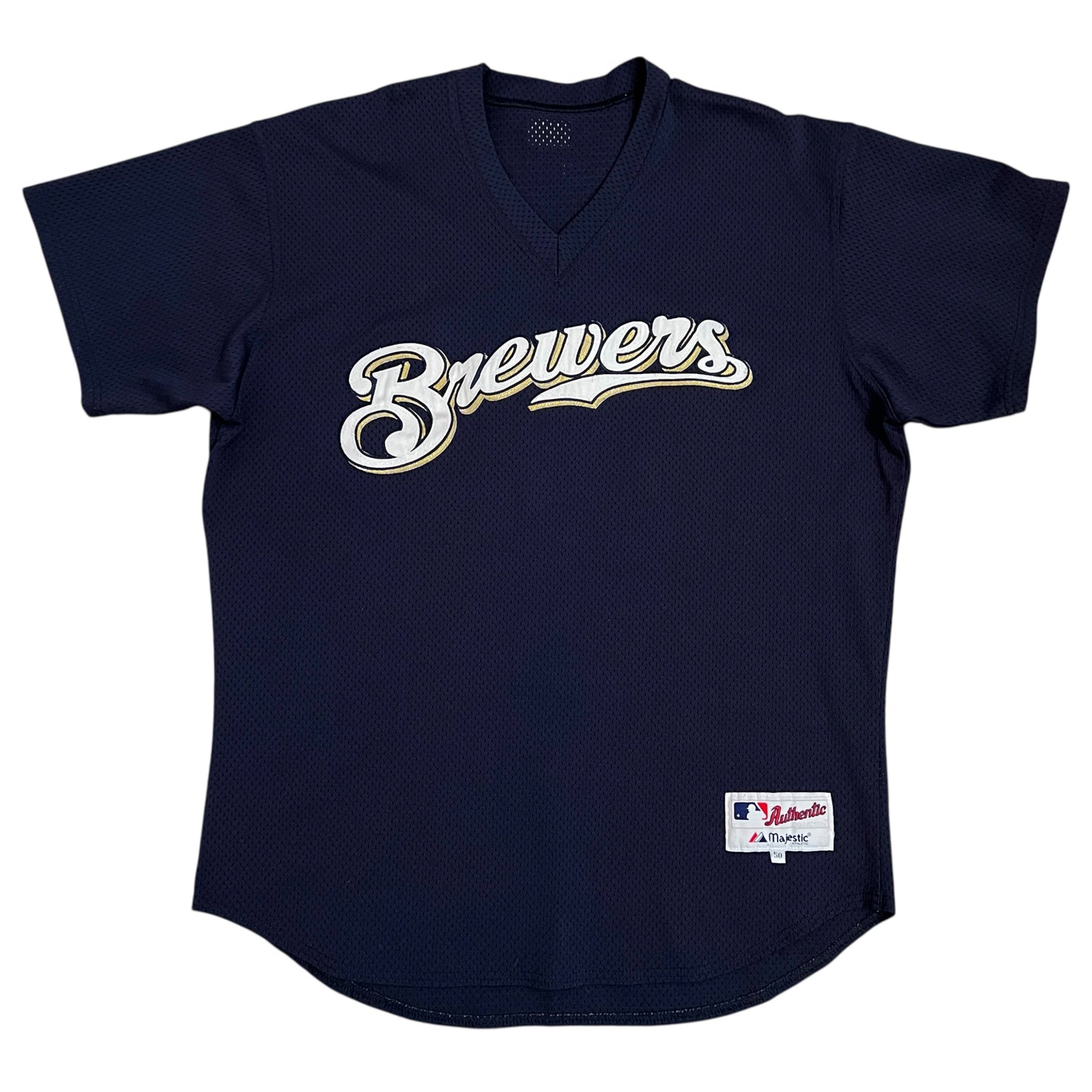 Team Issued Milwaukee Brewers Jose Capellan Spring Training Jersey - 50