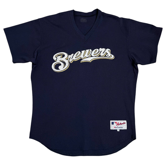 Team Issued Milwaukee Brewers Jose Capellan Spring Training Jersey - 50